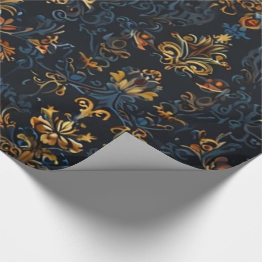 Blumenmuster Geschenkpapier (Ecke)