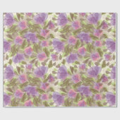 Blumenmuster Geschenkpapier (Flach)