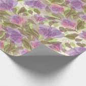 Blumenmuster Geschenkpapier (Ecke)