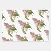 Blumenmuster Geschenkpapier Set (Vorderseite 3)