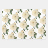 Blumenmuster Geschenkpapier Set (Vorderseite 2)
