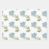 Blumenmuster Geschenkpapier Set (Vorderseite 2)