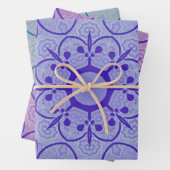 Blumenmuster Geschenkpapier Set (Beispiel)