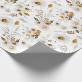 Blumenmuster-Geschenkpapierbögen Geschenkpapier (Ecke)