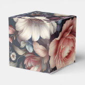 Blumenmuster Geschenkschachtel (Rückseite)