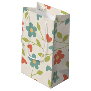 Blumenmuster-Geschenktasche Kleine Geschenktüte