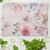 Blumenmuster Geschirrtuch (Gefaltet)
