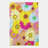 Blumenmuster Geschirrtuch (Vertikal)