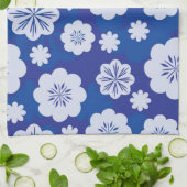 Blumenmuster Geschirrtuch (Gefaltet)