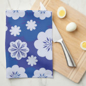 Blumenmuster Geschirrtuch (Viertel Falte)