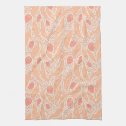 Blumenmuster Geschirrtuch (Vertikal)