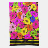 Blumenmuster Geschirrtuch (Vertikal)