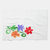 Blumenmuster Geschirrtuch (Horizontal)