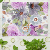 Blumenmuster Geschirrtuch (Gefaltet)