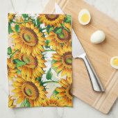 Blumenmuster Geschirrtuch (Viertel Falte)