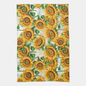 Blumenmuster Geschirrtuch (Vertikal)