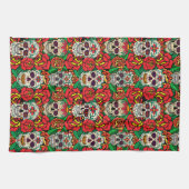 Blumenmuster Geschirrtuch (Horizontal)