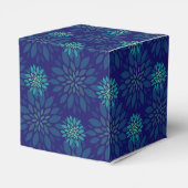 Blumenmuster - Gesichtsbox Geschenkschachtel (Rückseite)