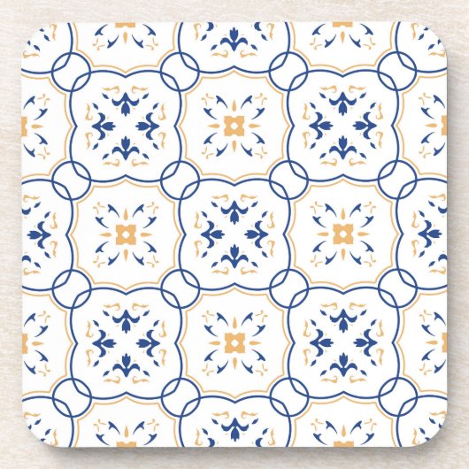 Blumenmuster Getränkeuntersetzer (Vorderseite)