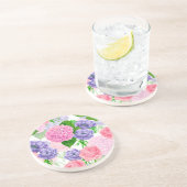 Blumenmuster Getränkeuntersetzer (Seite)