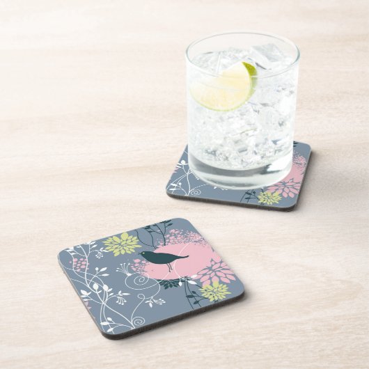 Blumenmuster Getränkeuntersetzer (Rechte Seite)