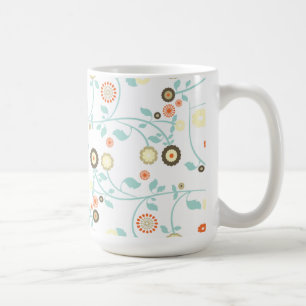 Blumenmuster girly Chic Mod der Frühlings-Blumen Kaffeetasse