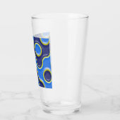 Blumenmuster Glas (Links)