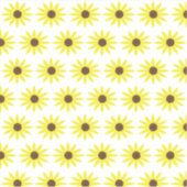 Blumenmuster Goldene gelbe Blumen Aufkleber (Vorderseite)