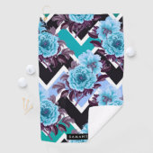 Blumenmuster Golfhandtuch (Insitu)