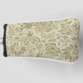 Blumenmuster Green Sage Antike Damaskus Golf Headcover (Vorderseite)