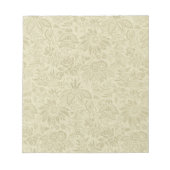 Blumenmuster Green Sage Antike Damaskus Notizblock (Vorderseite)