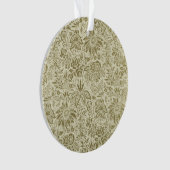 Blumenmuster Green Sage Antike Damaskus Ornament (Vorderseite)