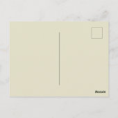 Blumenmuster Green Sage Antike Damaskus Postkarte (Rückseite)