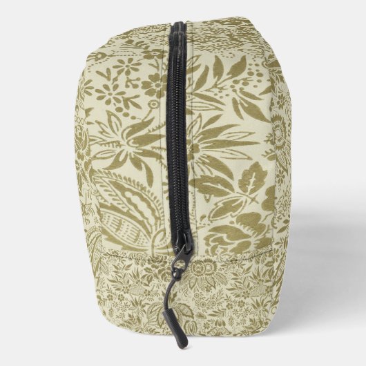 Blumenmuster Green Sage Antike Damaskus Waschbeutel (Rechts)