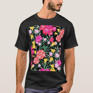 Blumenmuster Große Blume Muster T-Shirt