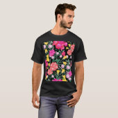 Blumenmuster Große Blume Muster T-Shirt (Vorne ganz)
