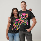 Blumenmuster Große Blume Muster T-Shirt (Unisex)