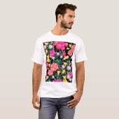 Blumenmuster Große Blume Muster T-Shirt (Vorne ganz)