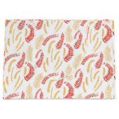 Blumenmuster Große Geschenktüte (Vorderseite)