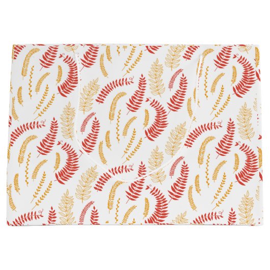 Blumenmuster Große Geschenktüte (Vorderseite)