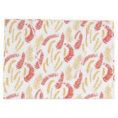 Blumenmuster Große Geschenktüte (Rückseite)