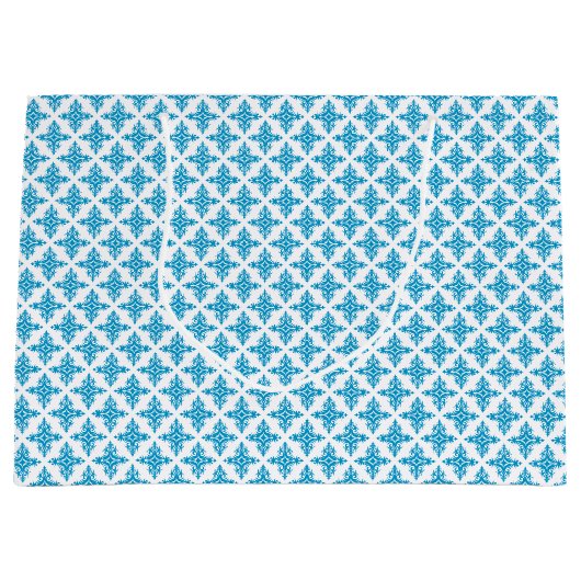 Blumenmuster Große Geschenktüte (Vorderseite)