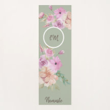 Blumenmuster, grün, blau, grün