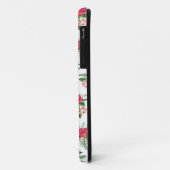 Blumenmuster-grüne-Rose Case-Mate iPhone Hülle (Hinten/Links)