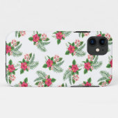 Blumenmuster-grüne-Rose Case-Mate iPhone Hülle (Rückseite (Horizontal))