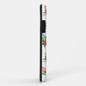 Blumenmuster-grüne-Rose Case-Mate iPhone Hülle (Hinten/Rechts)