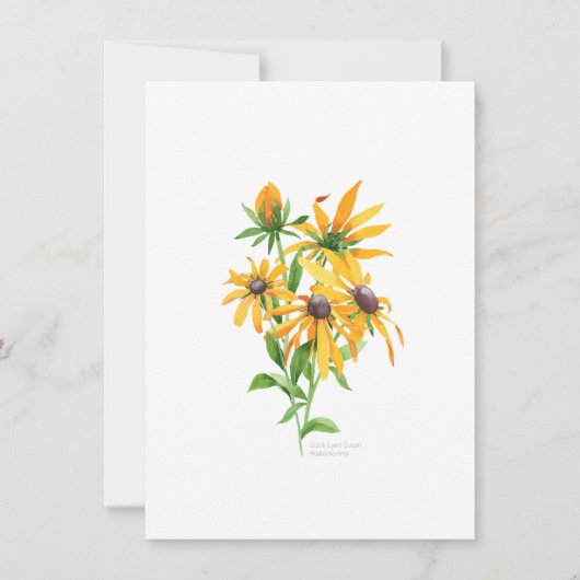 Blumenmuster-Grußkarte Feiertagskarte (Vorderseite)