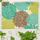 Blumenmuster Handtuch (Gefaltet)