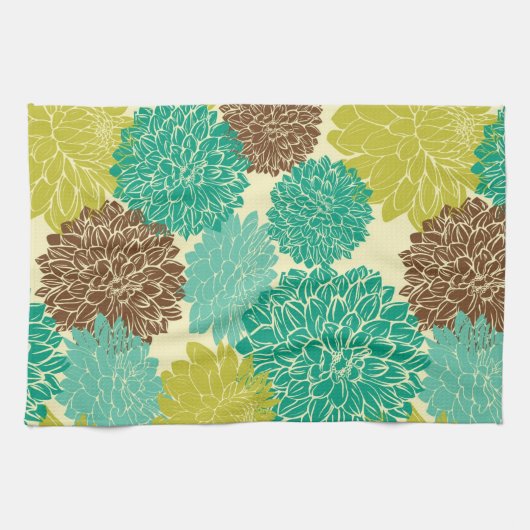 Blumenmuster Handtuch (Horizontal)