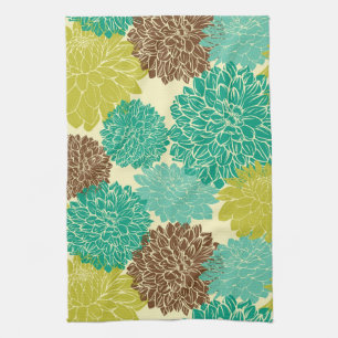 Blumenmuster Handtuch